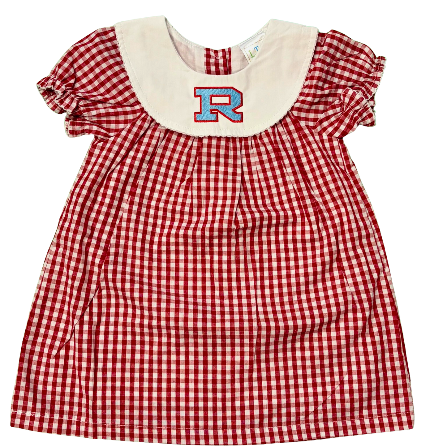 Girls Red Gingham Dress