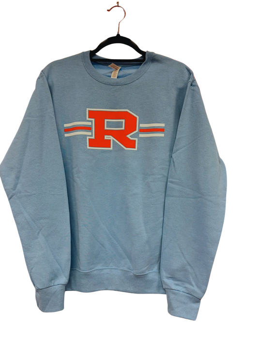 Blue Crew Neck Sweatshirt