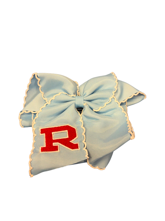 Blue Bow Clip