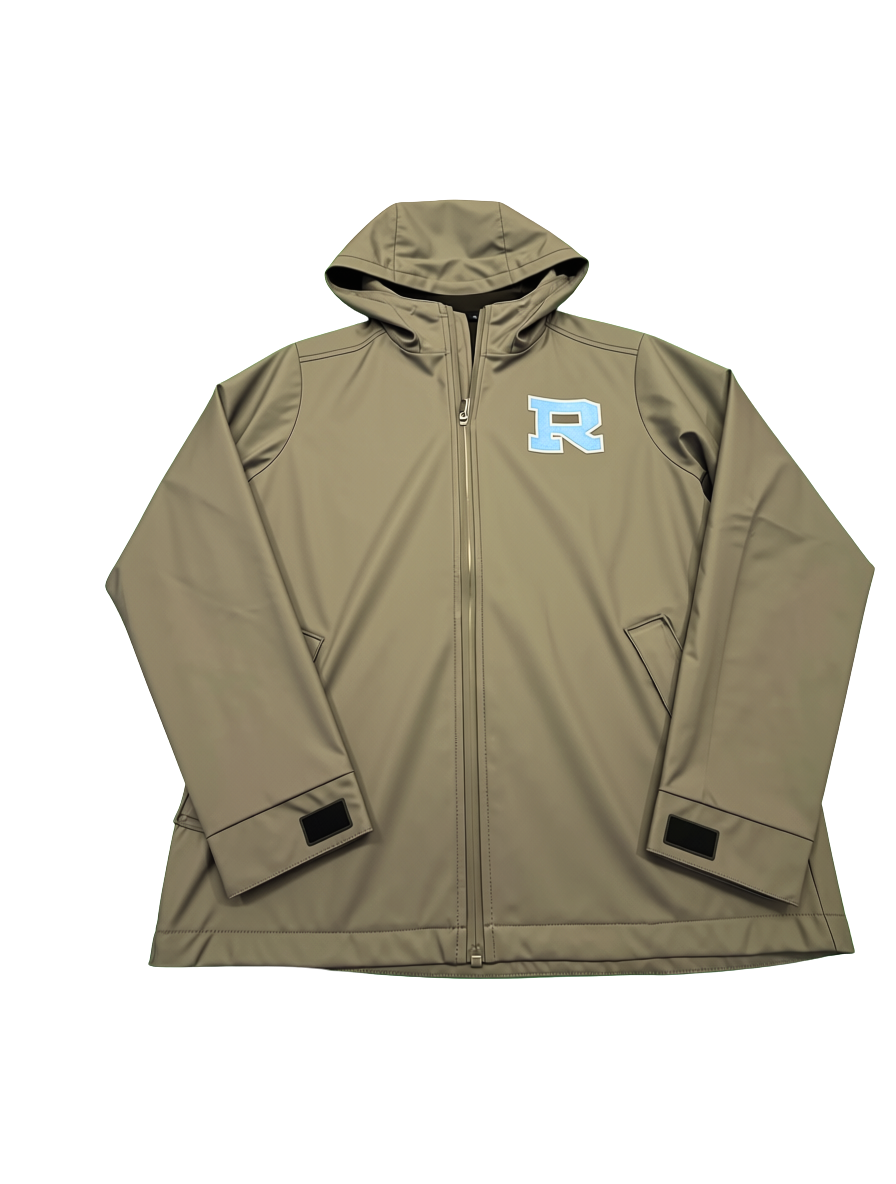 Unisex Gray Rain Jacket