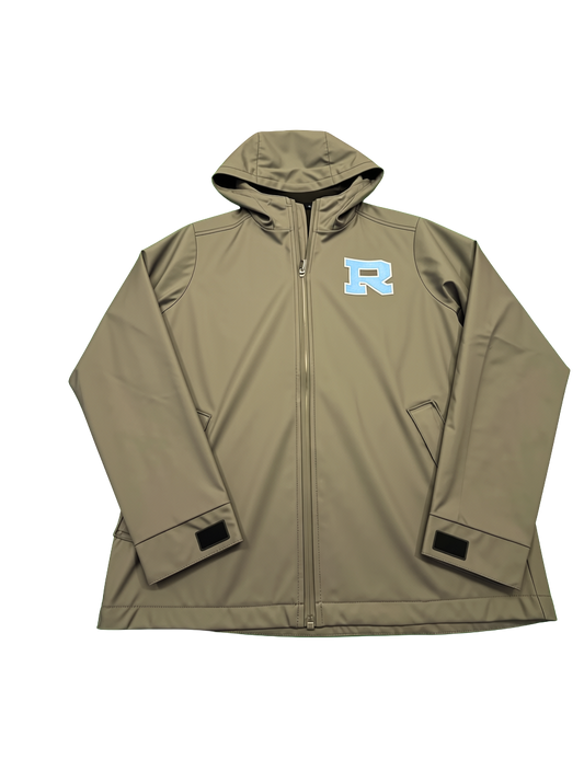 Unisex Gray Rain Jacket