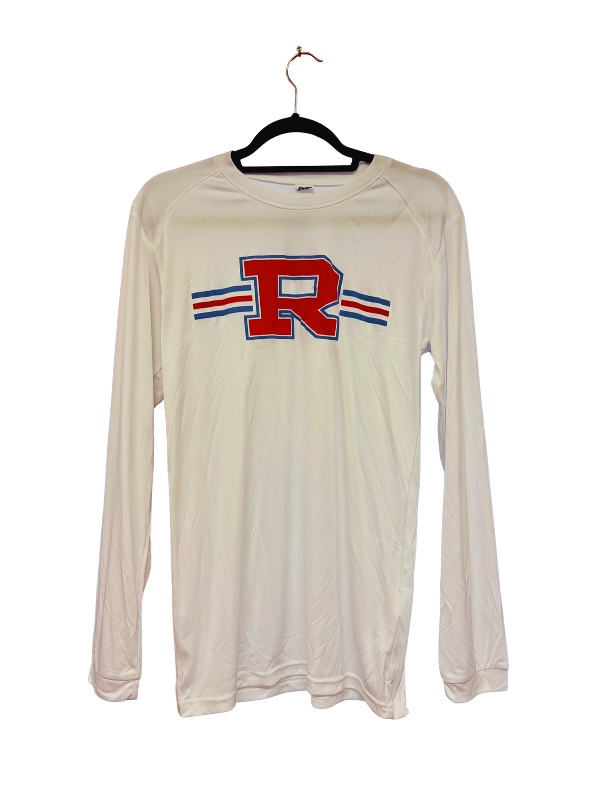 Adult White Long Sleeve Dri Fit