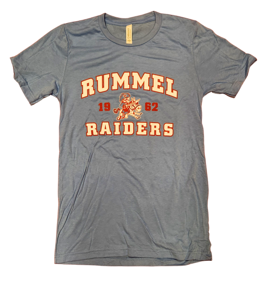 Adult Tri-Blend Blue T-shirt