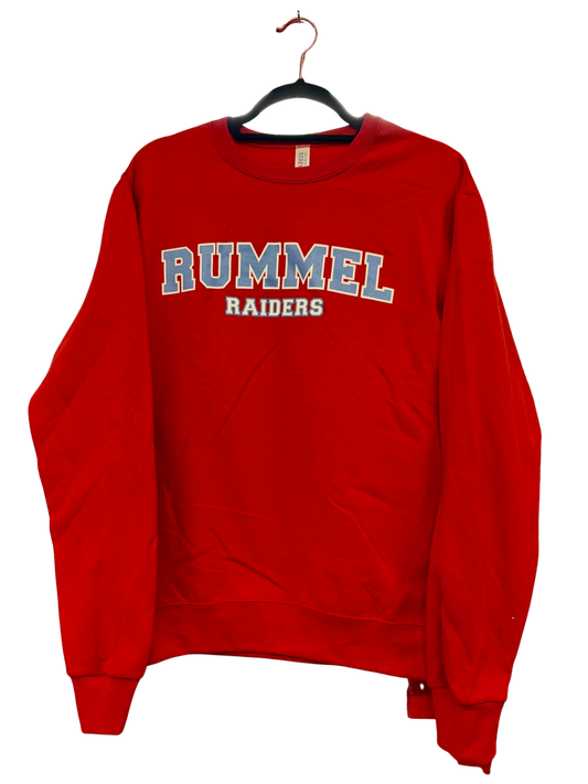 Red Crew Neck Sweatshirt