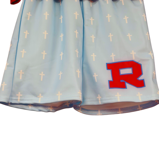 Youth Blue Cross Shorts