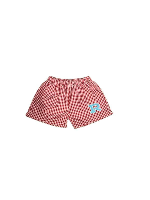 Toddler Red Gingham Shorts