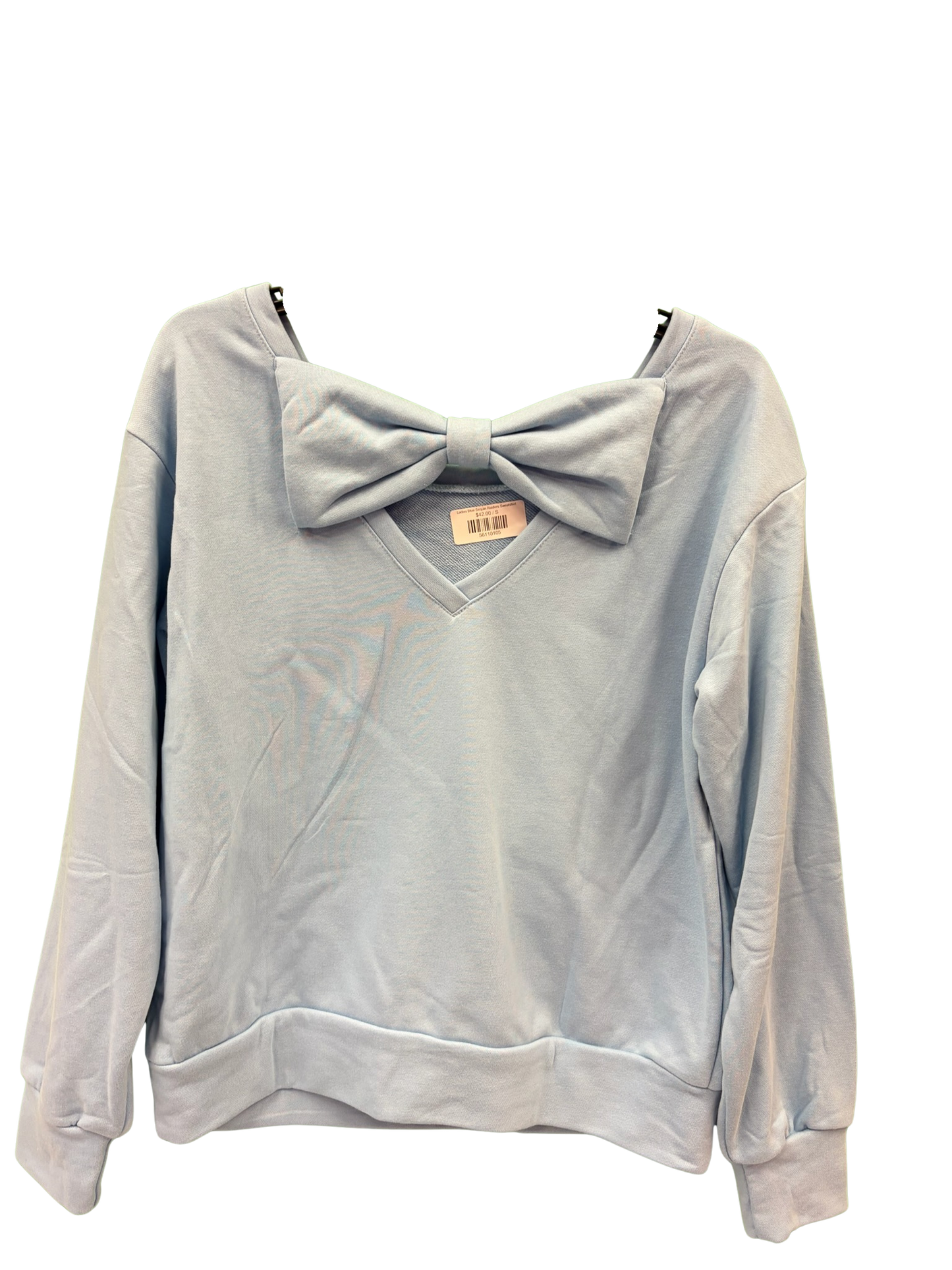 Ladies Blue Sequin Raiders Sweatshirt