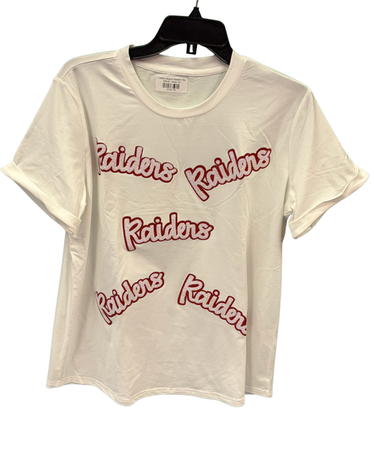 Ladies Sequin Raiders Tee