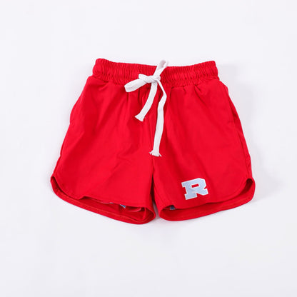 Adult/Youth Red Lined "R" Shorts