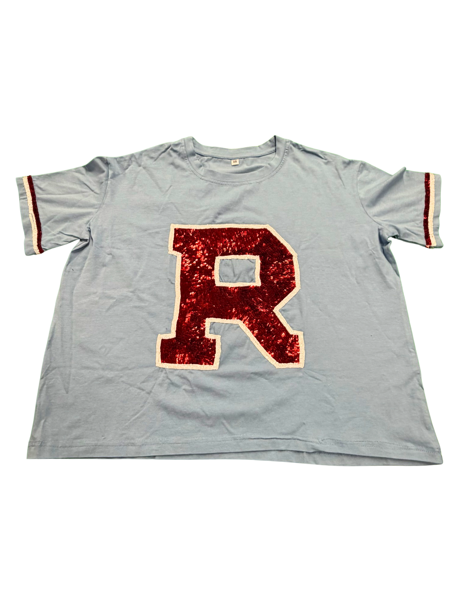 Red R Sequin Tee