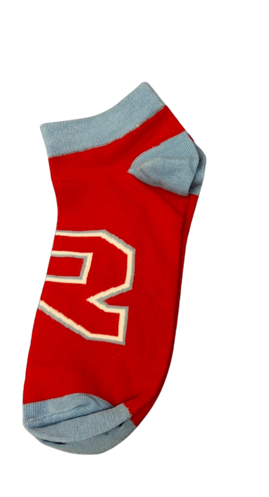 "R" Ankle Socks