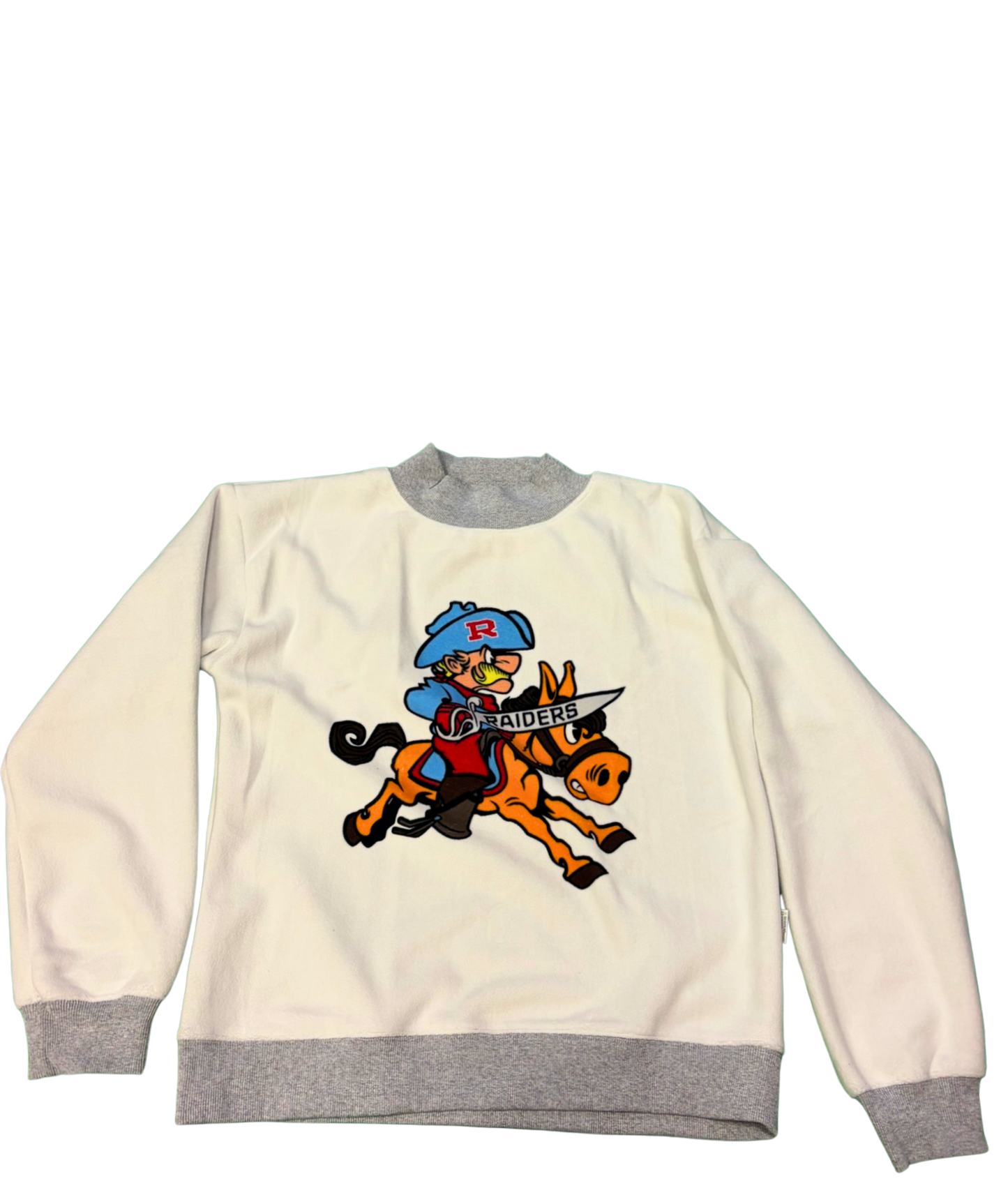 Rufus/Raiders Reversible Gray Sweatshirt