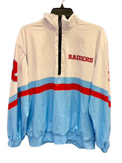 Raiders Blue Pullover Jacket