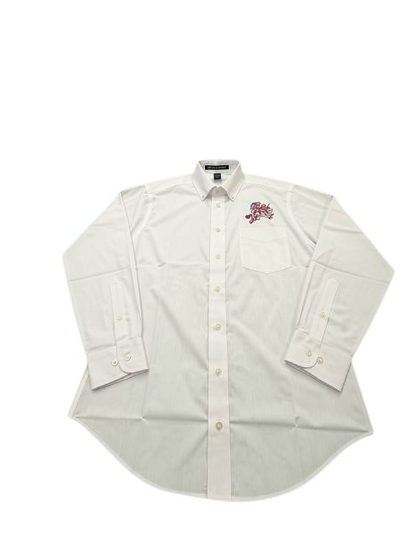 Men's Long Sleeve Dress White Rufus Shirt
